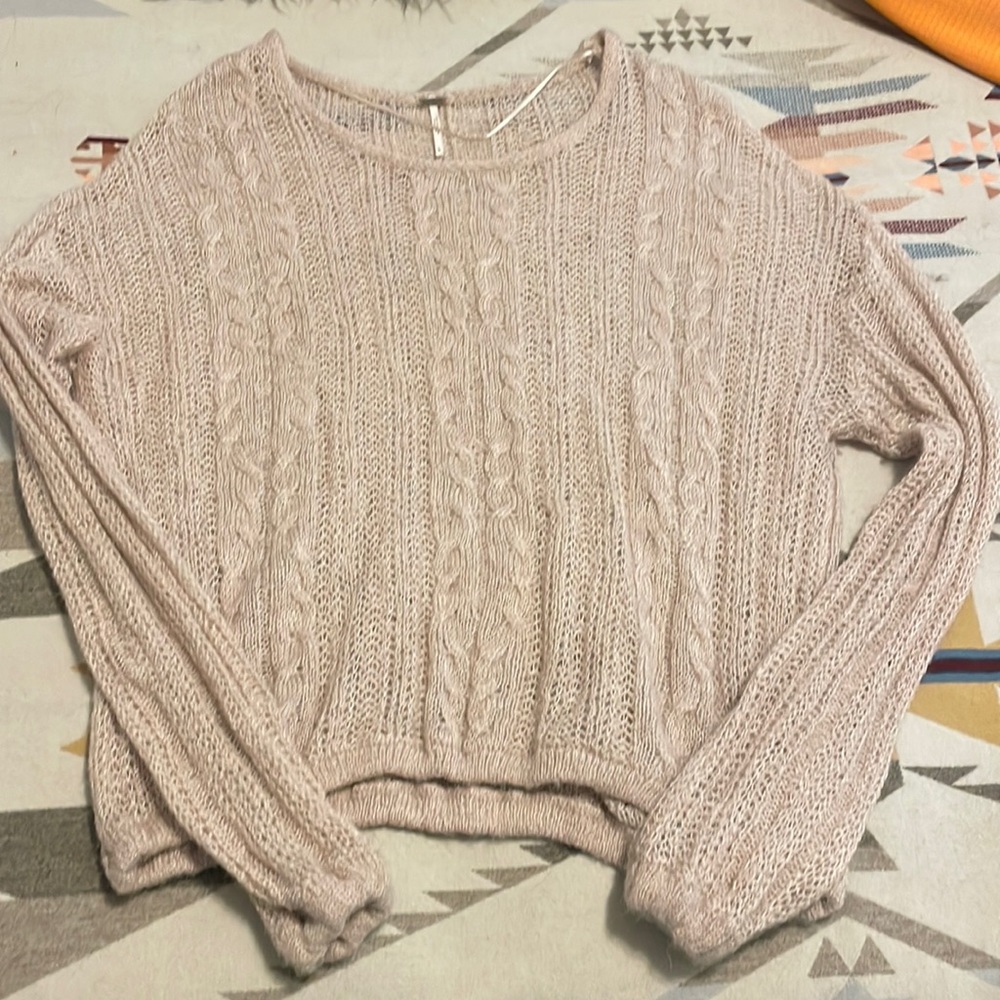 Free People, Size large Sheer Sweater